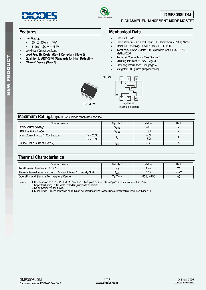 DMP3098LDM-7_5018157.PDF Datasheet