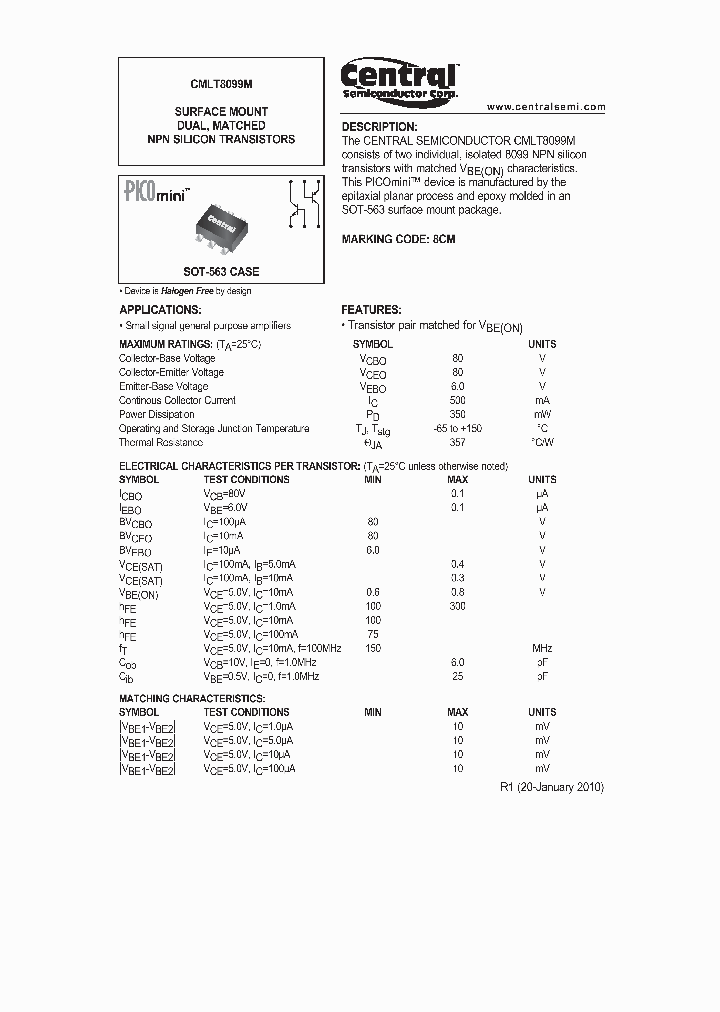 CMLT8099M_5018525.PDF Datasheet