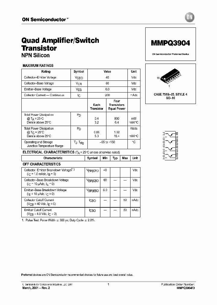 MMPQ3904_5020022.PDF Datasheet