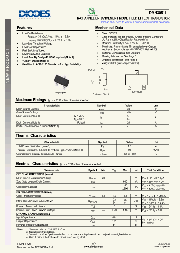 DMN3051L_5020050.PDF Datasheet