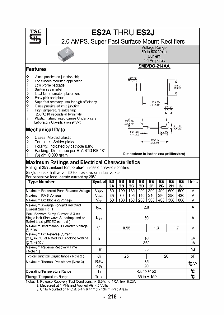 ES2A_5020335.PDF Datasheet