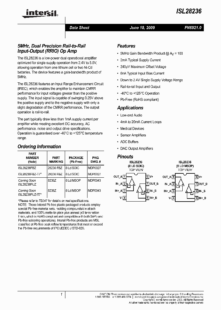 ISL28236FUZ-T7_5020501.PDF Datasheet