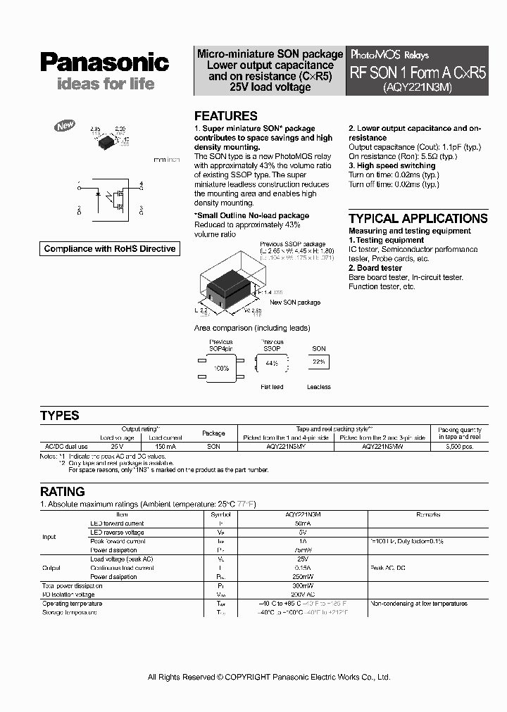 AQY221N3M_5020519.PDF Datasheet
