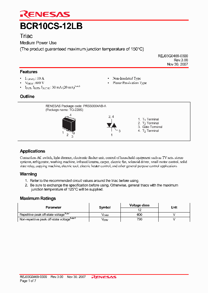 BCR10CS-12LB_5020608.PDF Datasheet