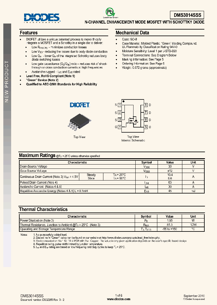 DMS3014SSS-13_5020870.PDF Datasheet