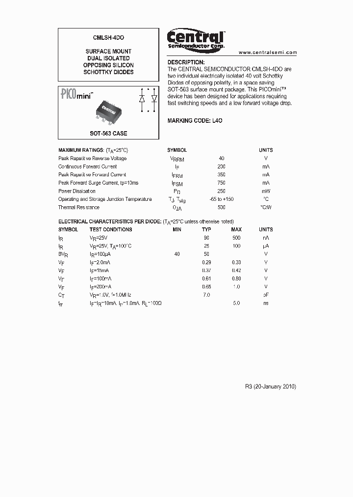 CMLSH-4DO10_5020979.PDF Datasheet