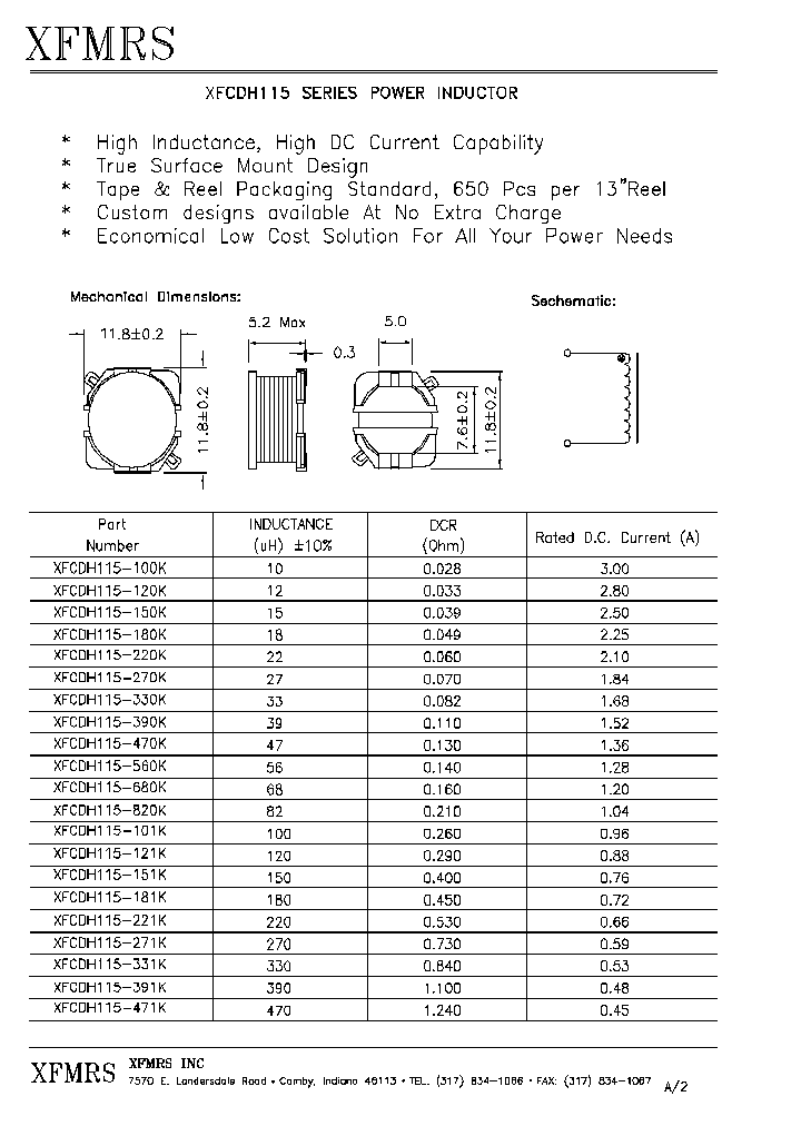 XFCDH115_5021185.PDF Datasheet