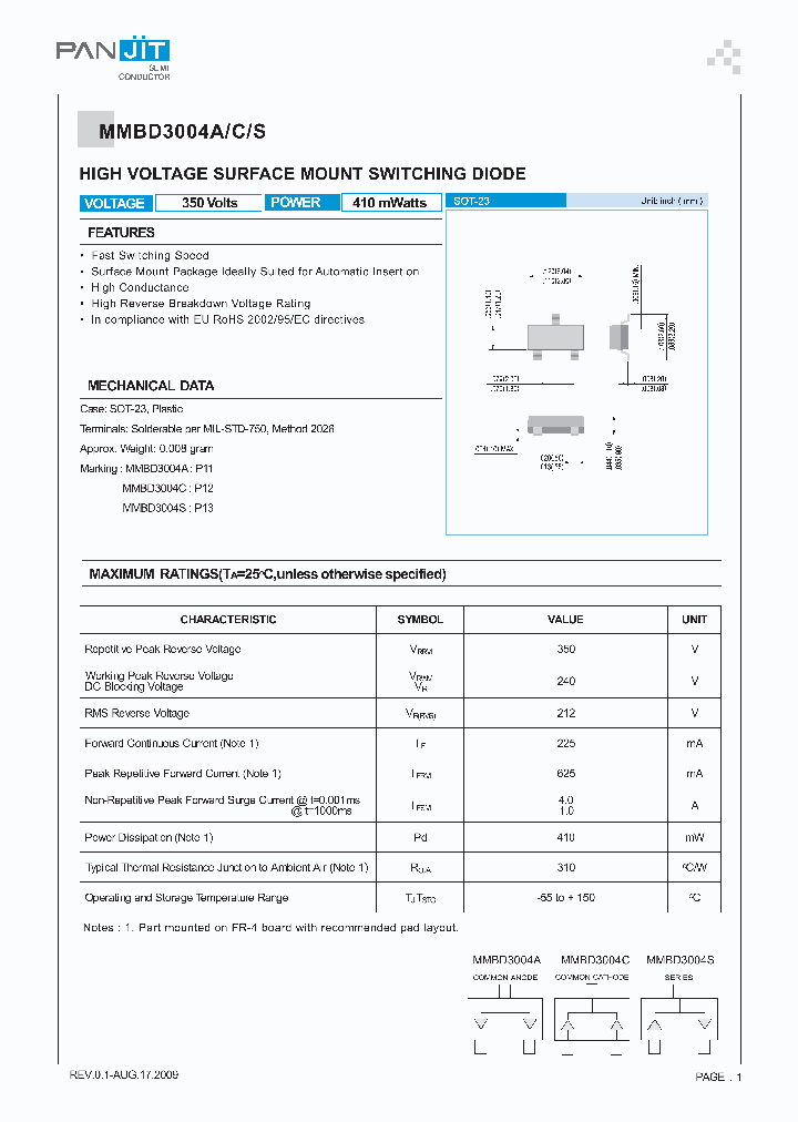 MMBD3004A_5021810.PDF Datasheet