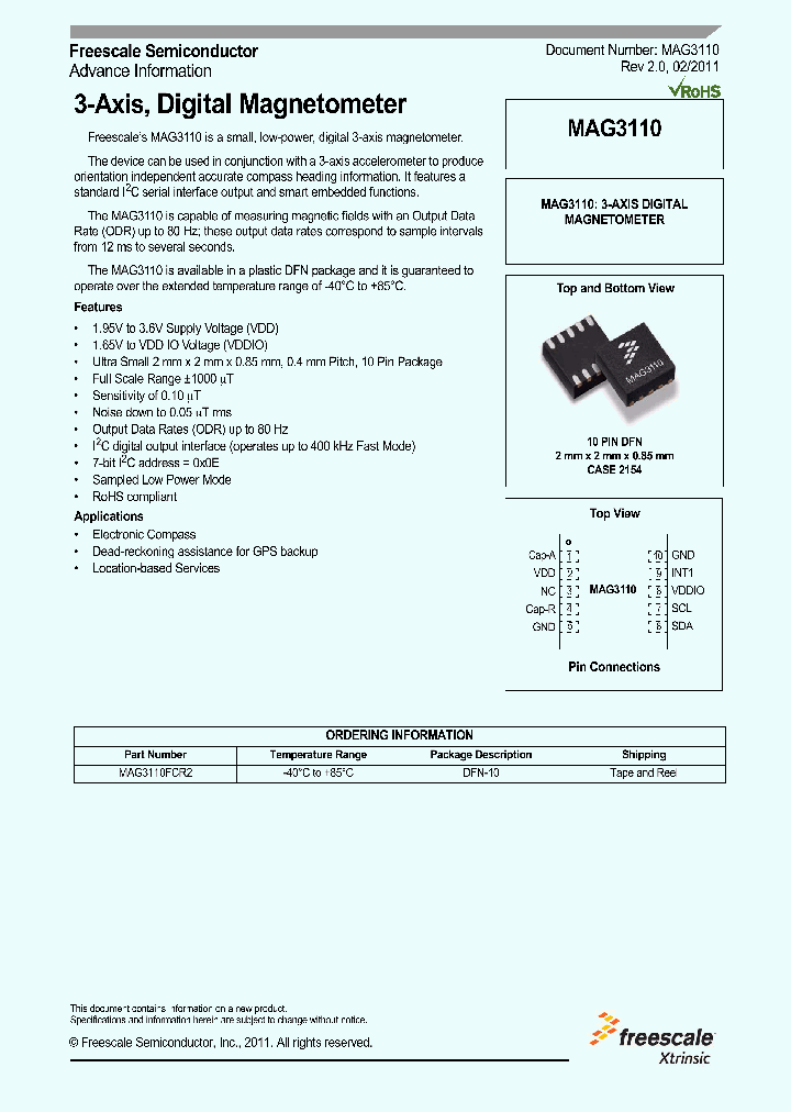 MAG3110_5022135.PDF Datasheet