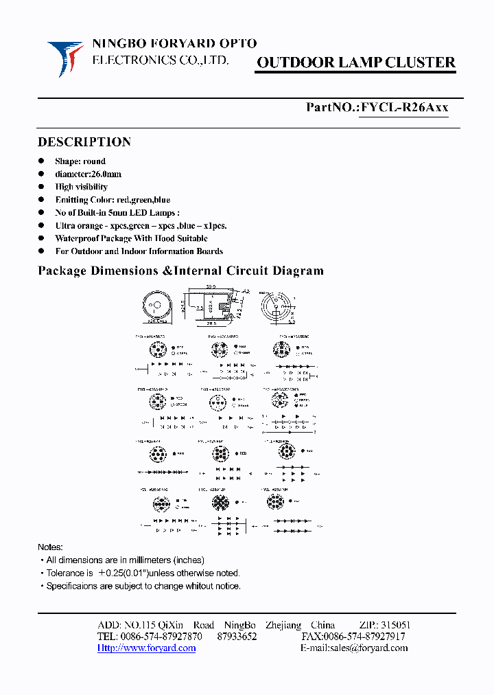 FYCL-R26A0_5023005.PDF Datasheet