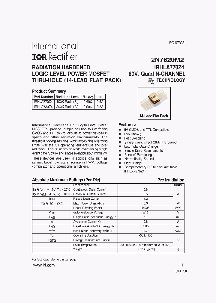 IRHLA770Z4_5023516.PDF Datasheet