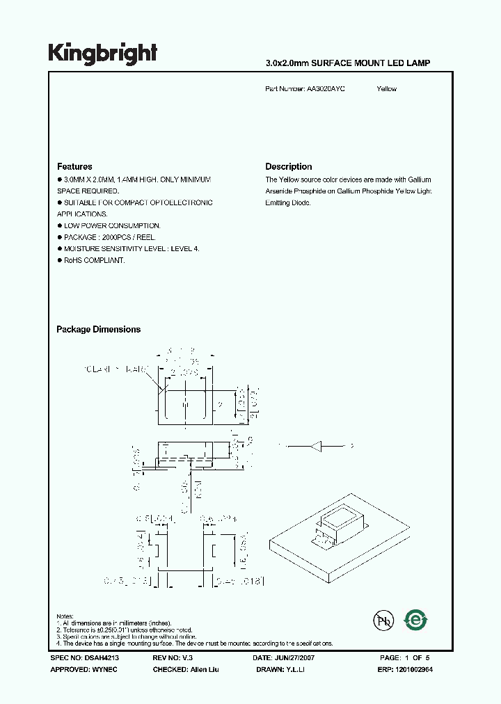 AA3020AYC_5023680.PDF Datasheet
