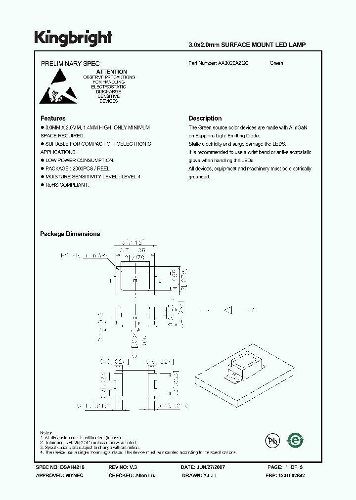 AA3020AZGC_5023681.PDF Datasheet