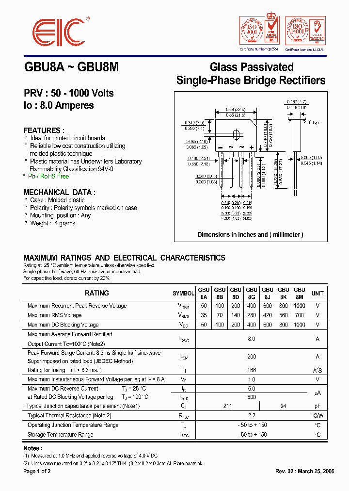 GBU8J_5024438.PDF Datasheet