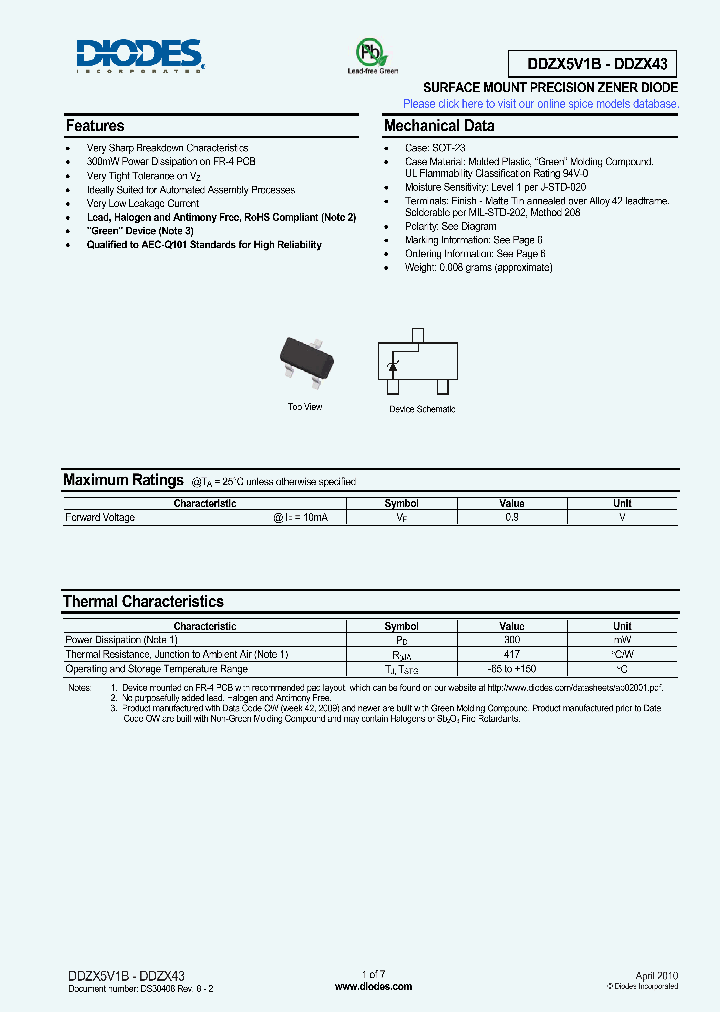 DDZX43_5024500.PDF Datasheet