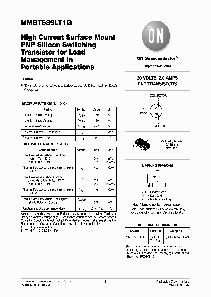 MMBT589LT1G09_5024638.PDF Datasheet
