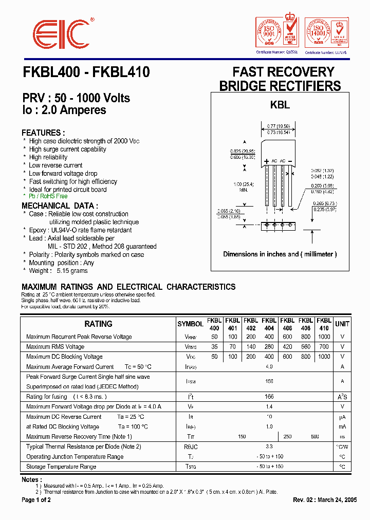 FKBL400_5025095.PDF Datasheet