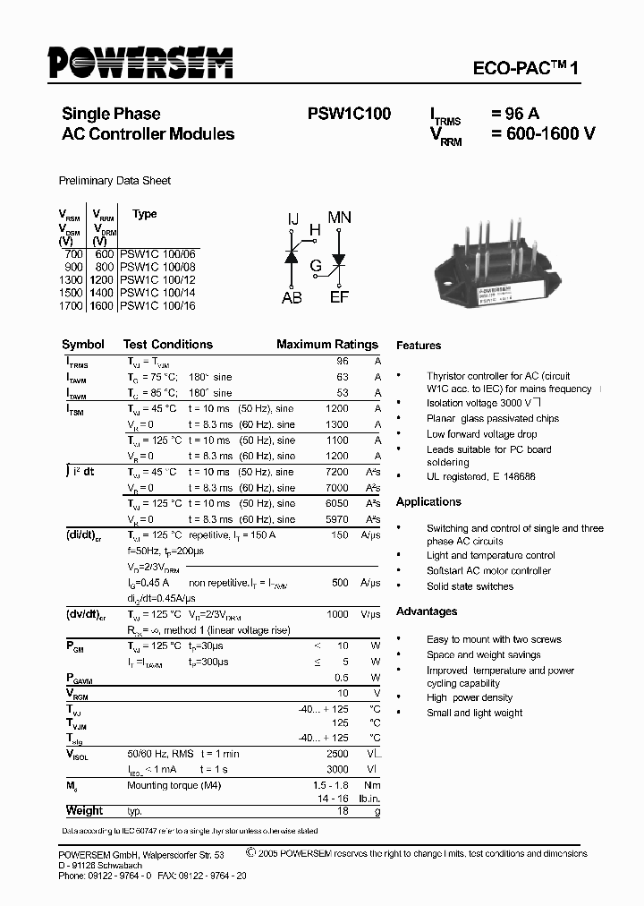 PSW1C100_5025663.PDF Datasheet