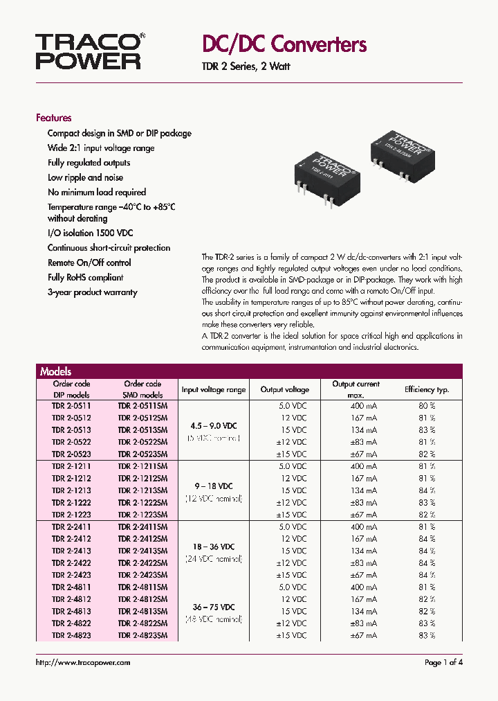 TDR2-1223SM_5026079.PDF Datasheet
