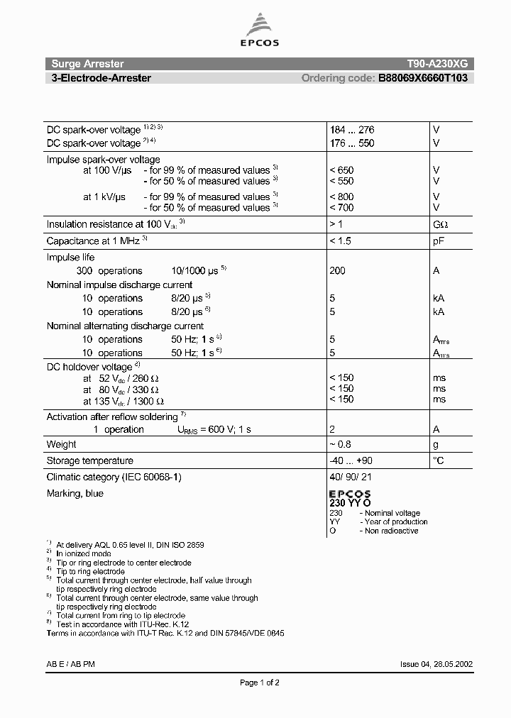 B88069X6660T103_5026380.PDF Datasheet