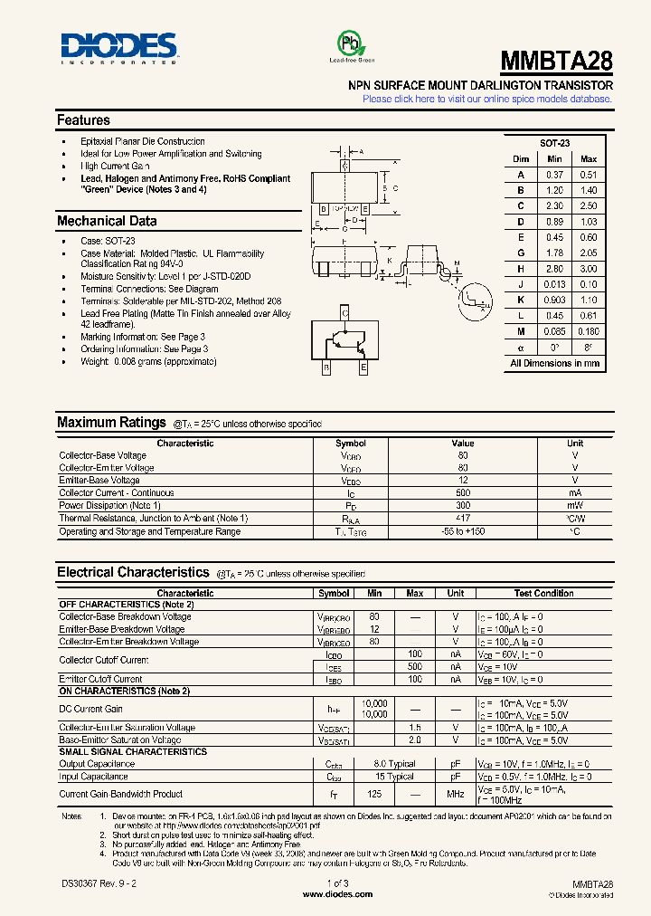 MMBTA282_5026390.PDF Datasheet