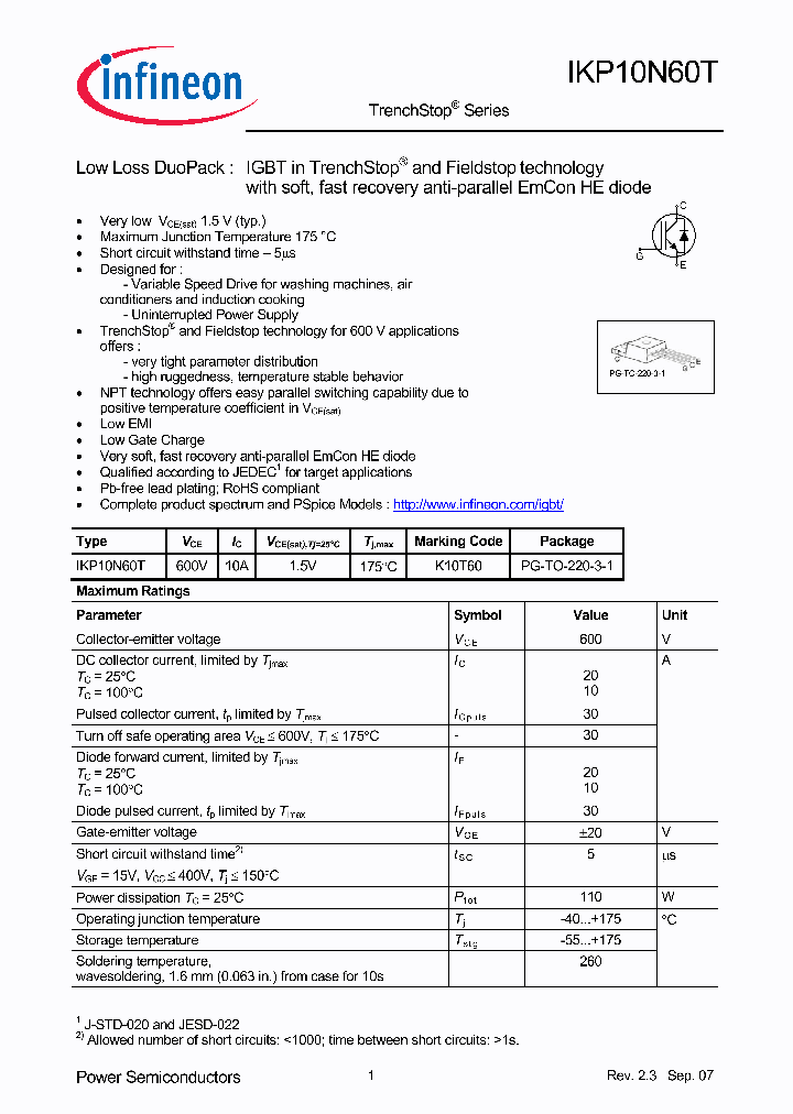 IKP10N60T07_5026711.PDF Datasheet