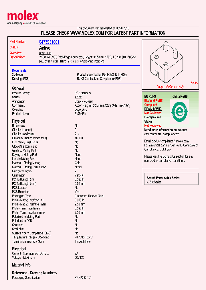 0473931001_5026780.PDF Datasheet
