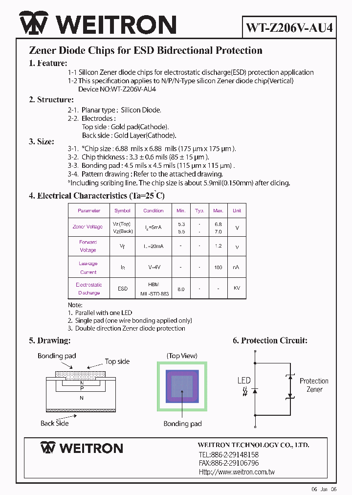 WT-Z206V-AU4_5026960.PDF Datasheet