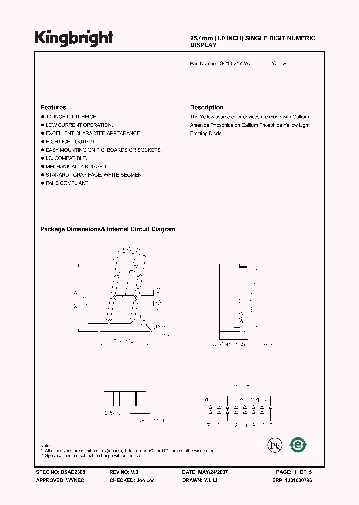 SC10-21YWA_5027351.PDF Datasheet