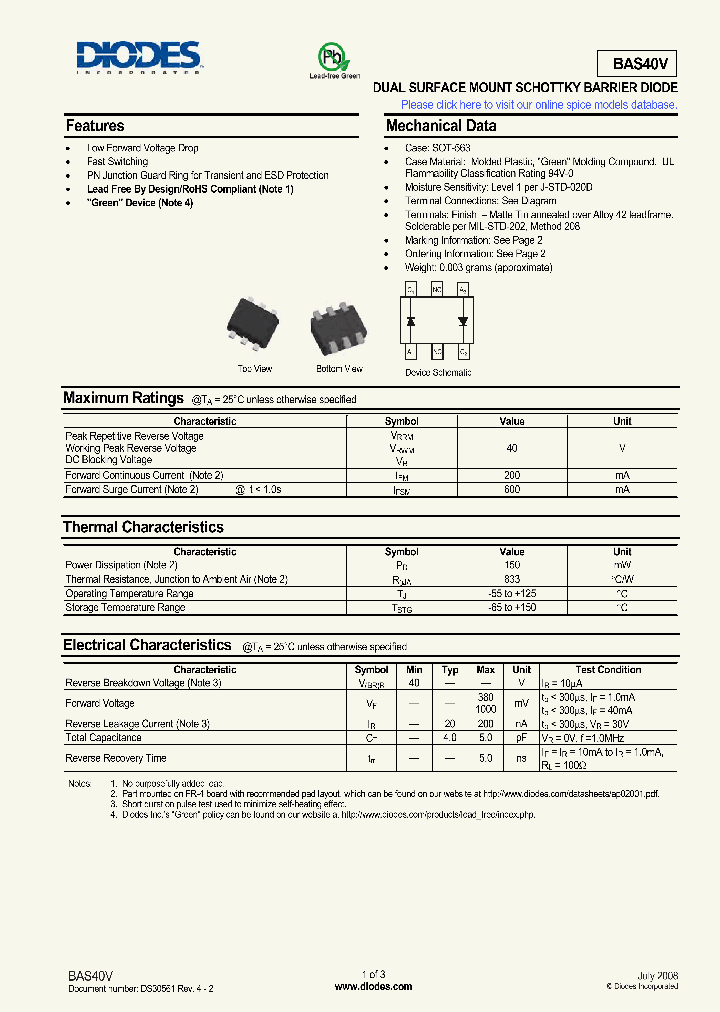 BAS40V08_5028143.PDF Datasheet
