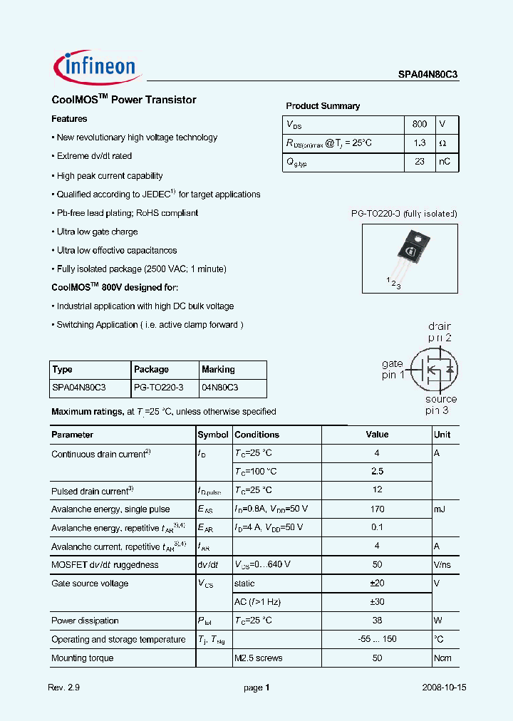 SPA04N80C3_5028369.PDF Datasheet