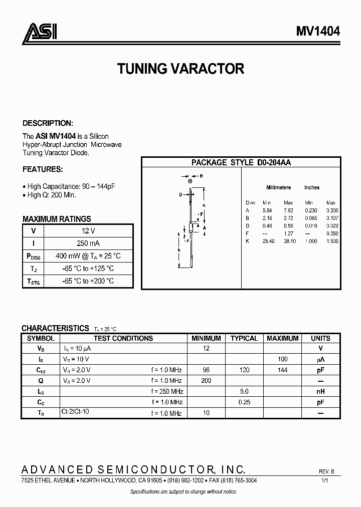 MV140407_5028448.PDF Datasheet