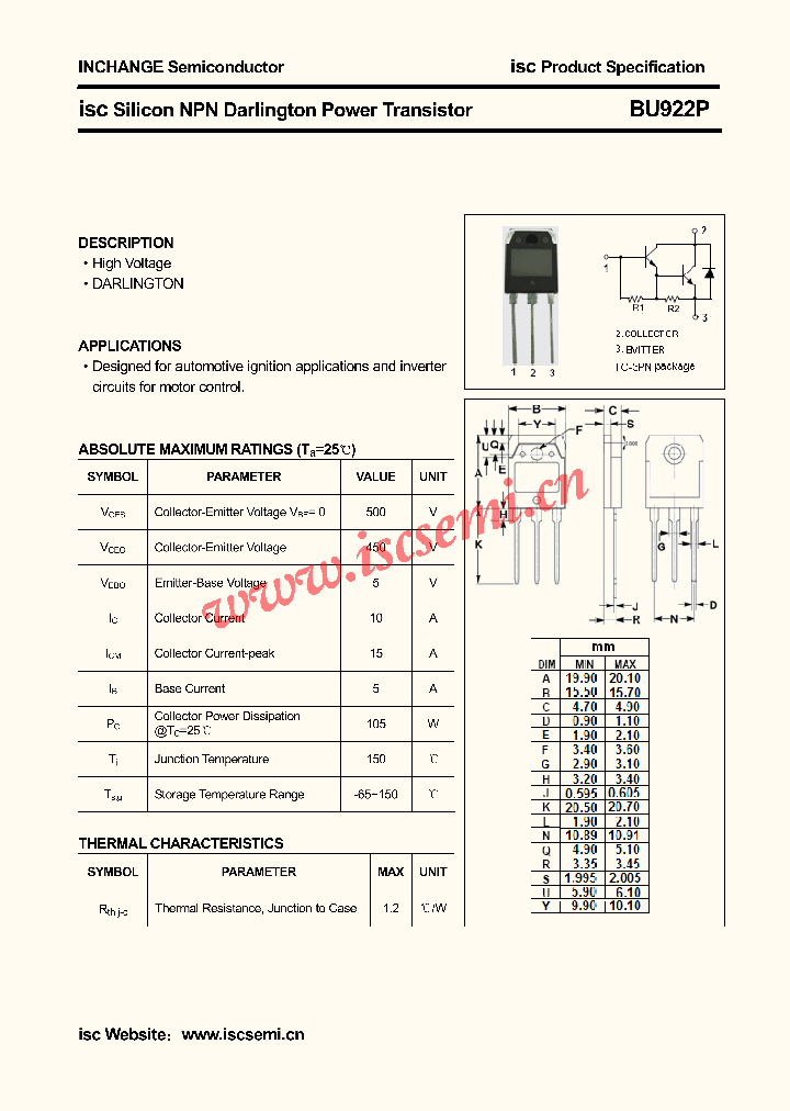 BU922P_5029419.PDF Datasheet