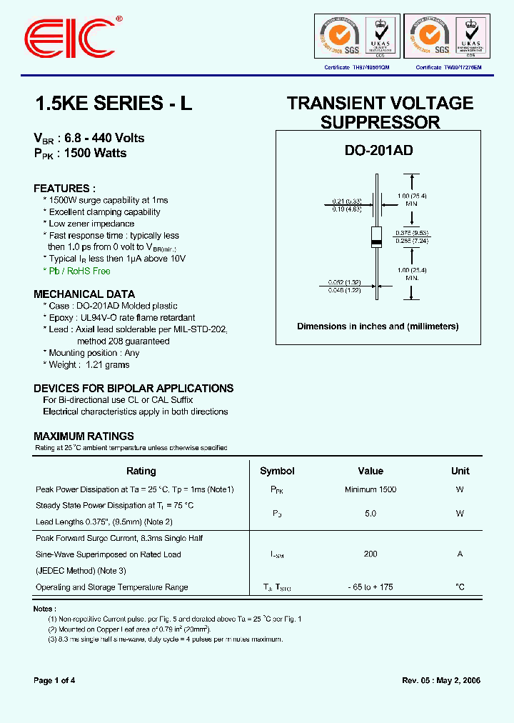 15KE27L_5029662.PDF Datasheet