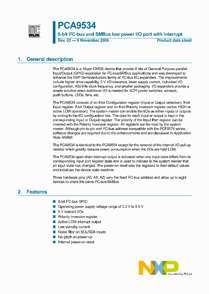 PCA9534BS3_5030981.PDF Datasheet