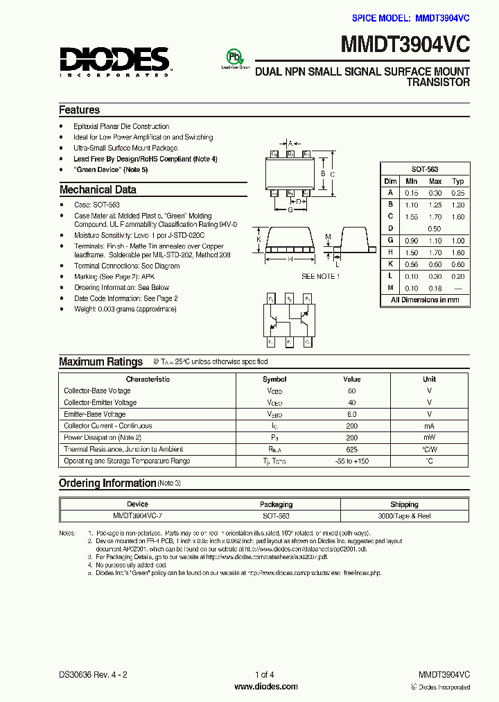 MMDT3904VC_5031554.PDF Datasheet