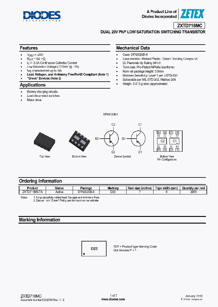 ZXTD718MC_5031593.PDF Datasheet