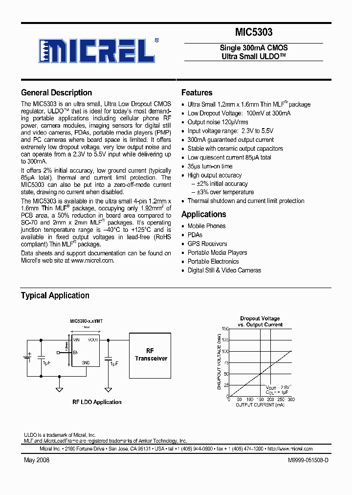 MIC5303-25YMT_5031662.PDF Datasheet