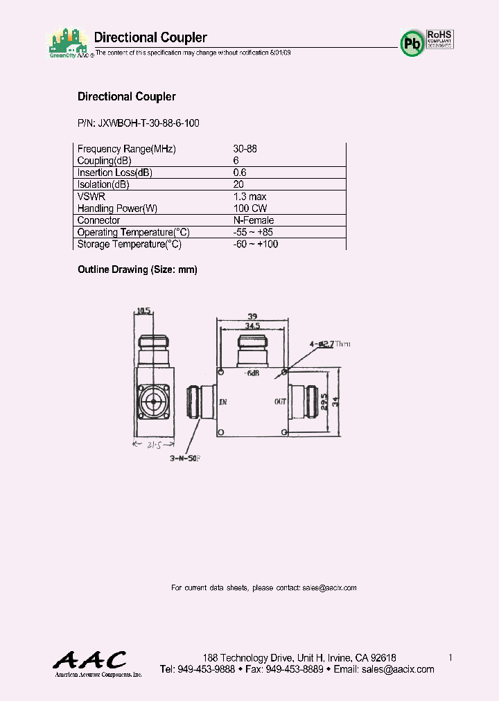 JXWBOH-T-30-88-6-100_5031770.PDF Datasheet