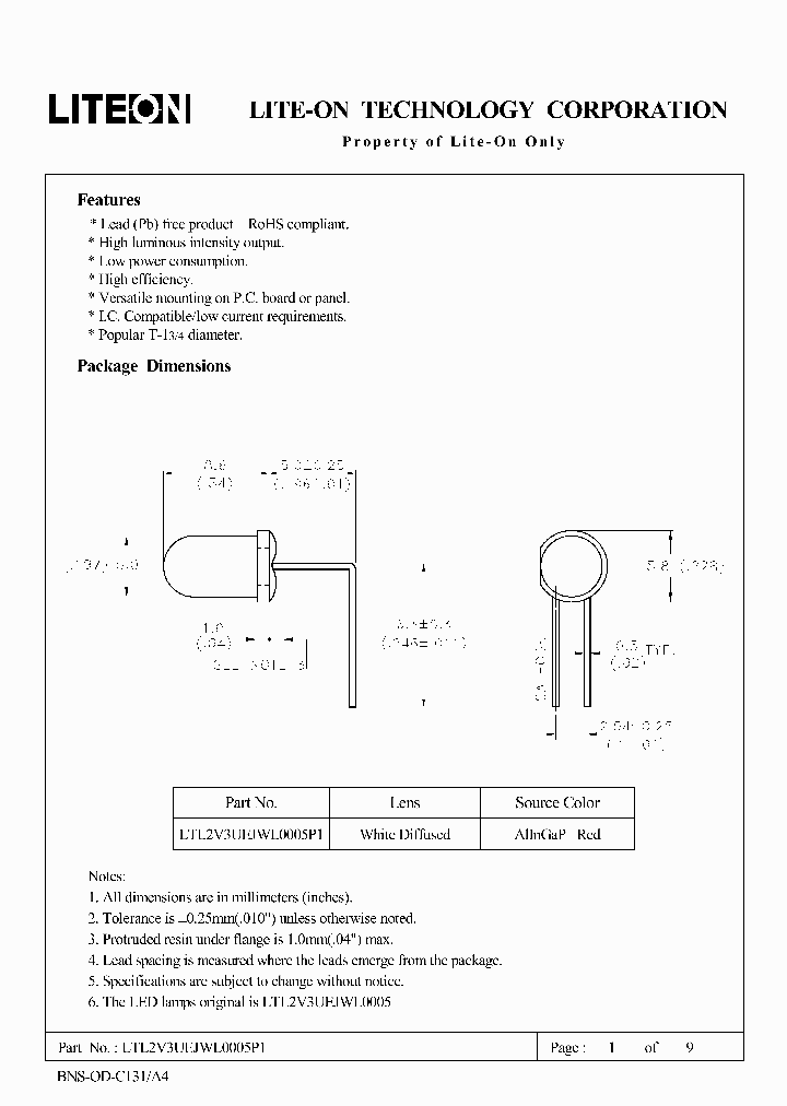 LTL2V3UEJWL0005P1_5033359.PDF Datasheet