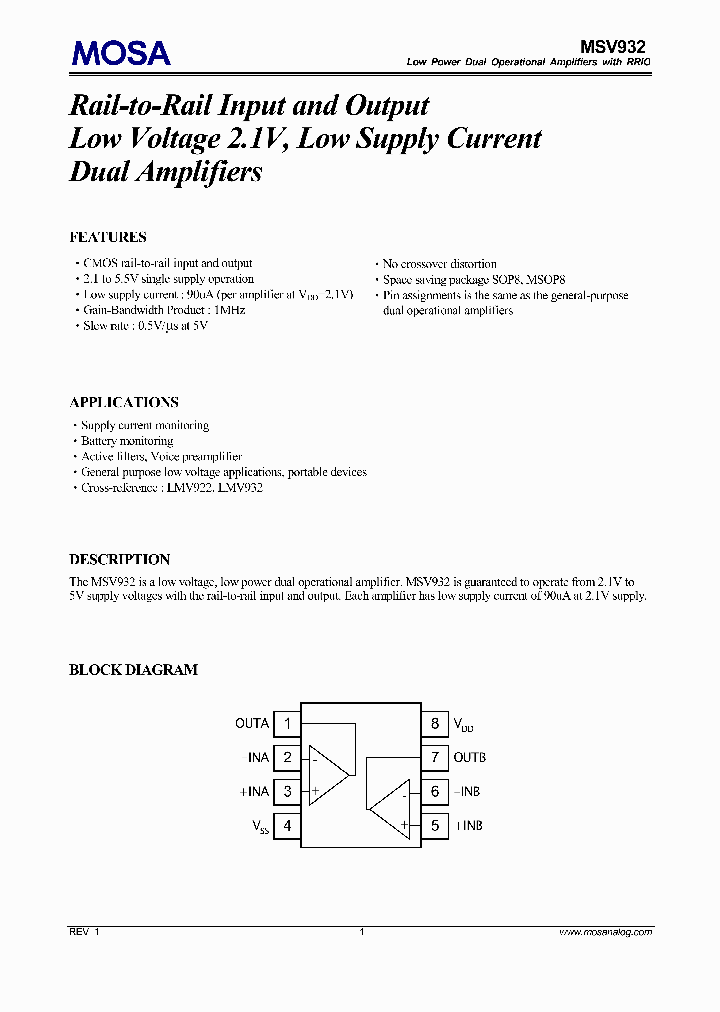 MSV932GTR_5033628.PDF Datasheet