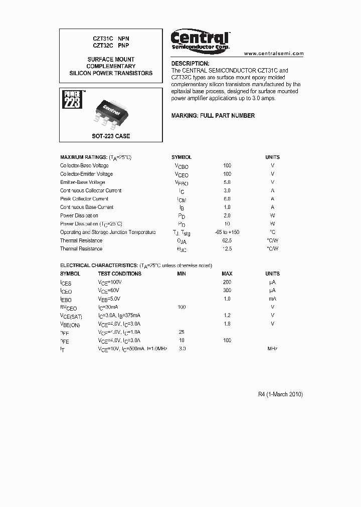 CZT32C_5033805.PDF Datasheet