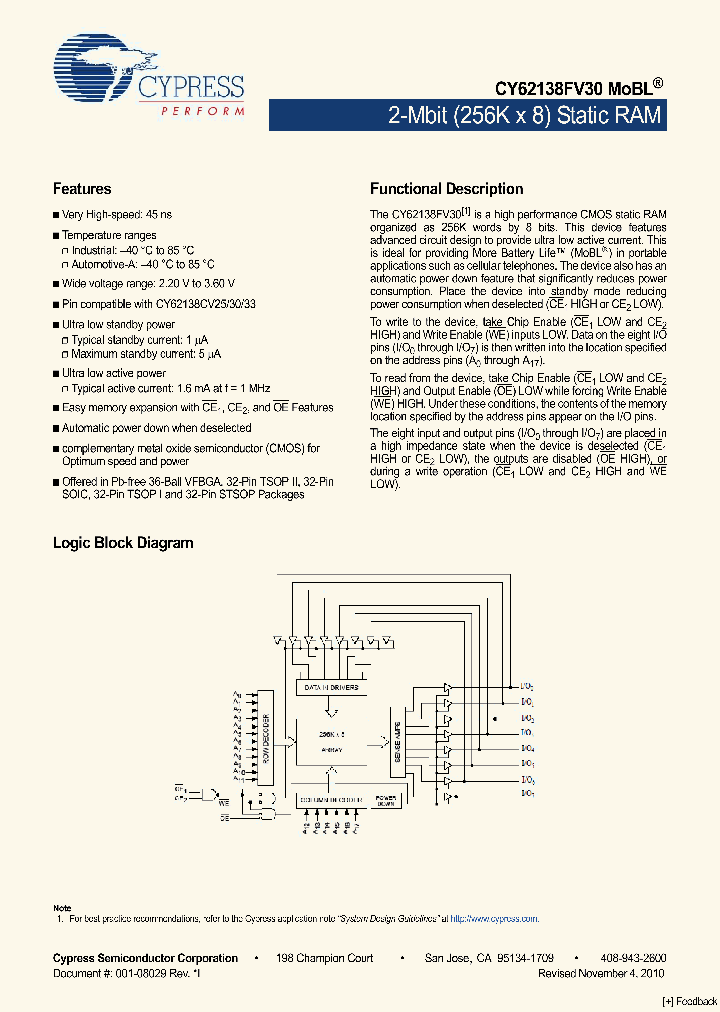 CY62138FV3010_5034349.PDF Datasheet