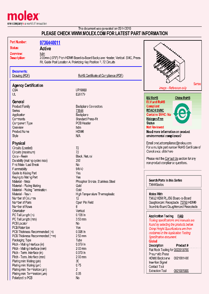0736440011_5034758.PDF Datasheet