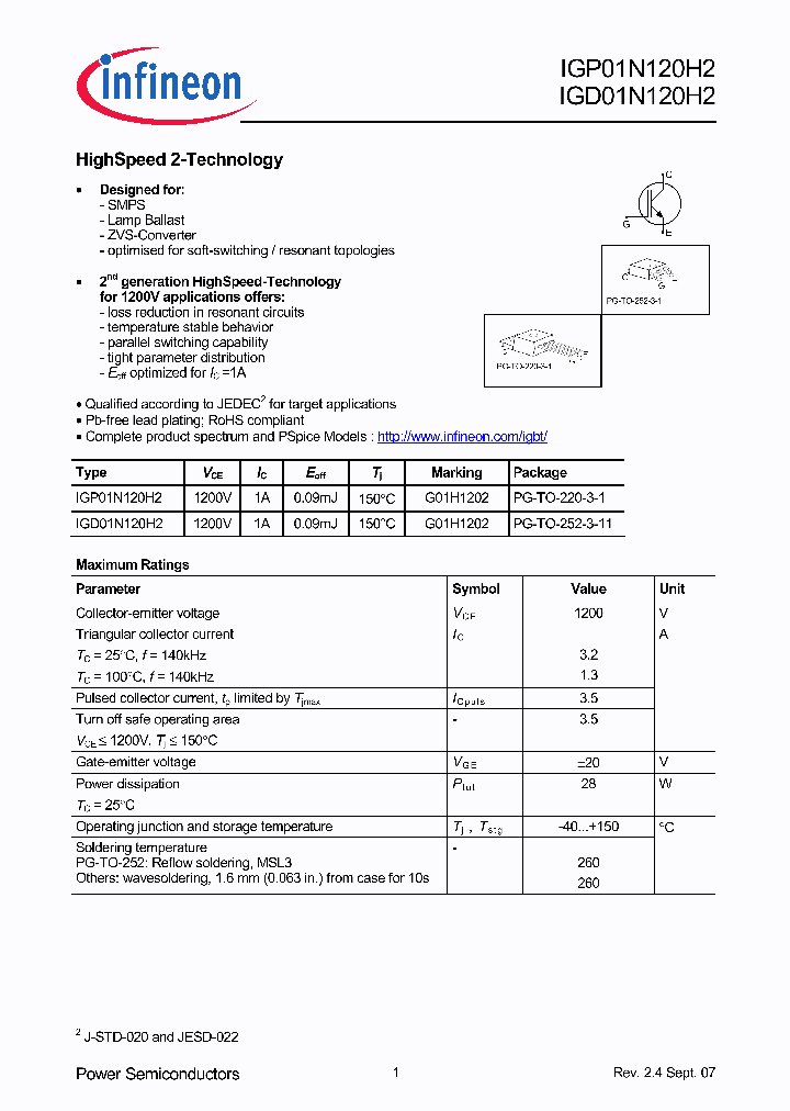 IGD01N120H2_5034988.PDF Datasheet