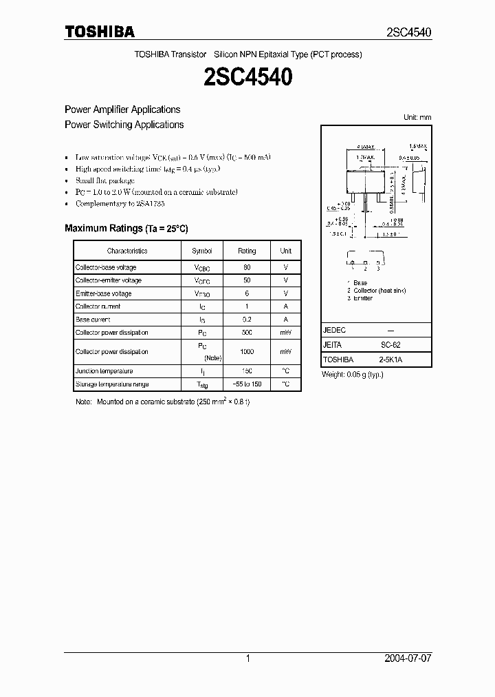 2SC454004_5036420.PDF Datasheet