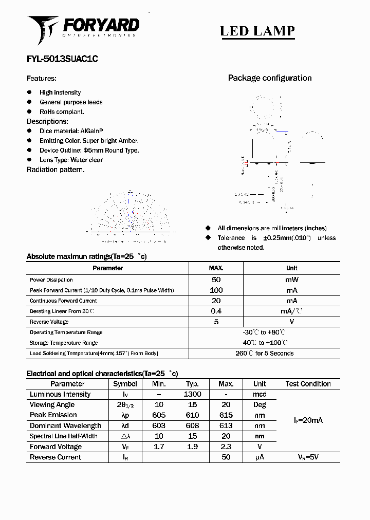 FYL-5013SUAC1C_5036535.PDF Datasheet
