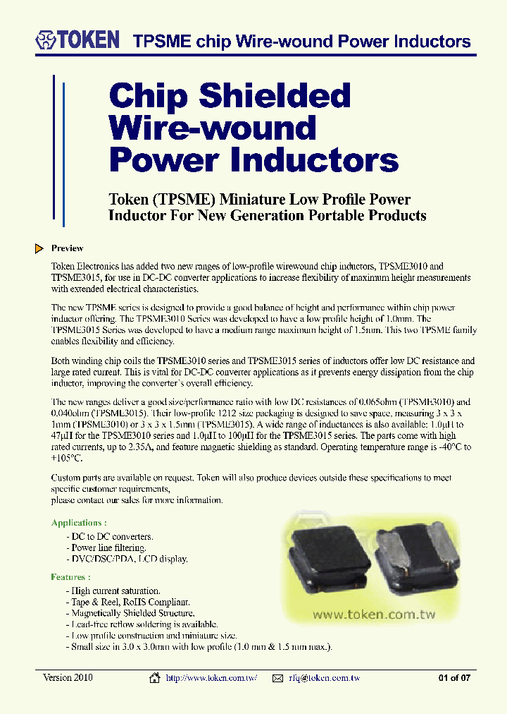 TPSME-3015-3R3M_5037468.PDF Datasheet