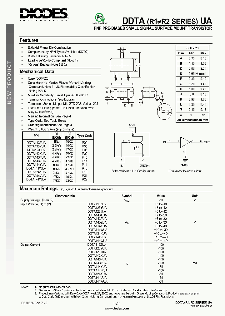 DDTA144VUA_5037832.PDF Datasheet