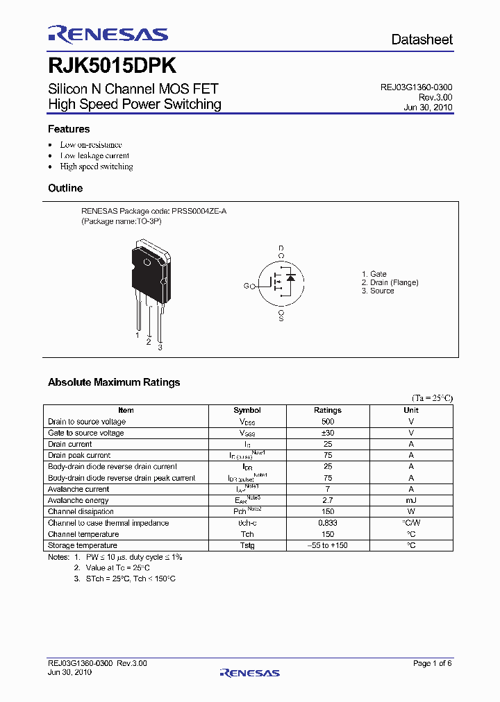 RJK5015DPK10_5037988.PDF Datasheet